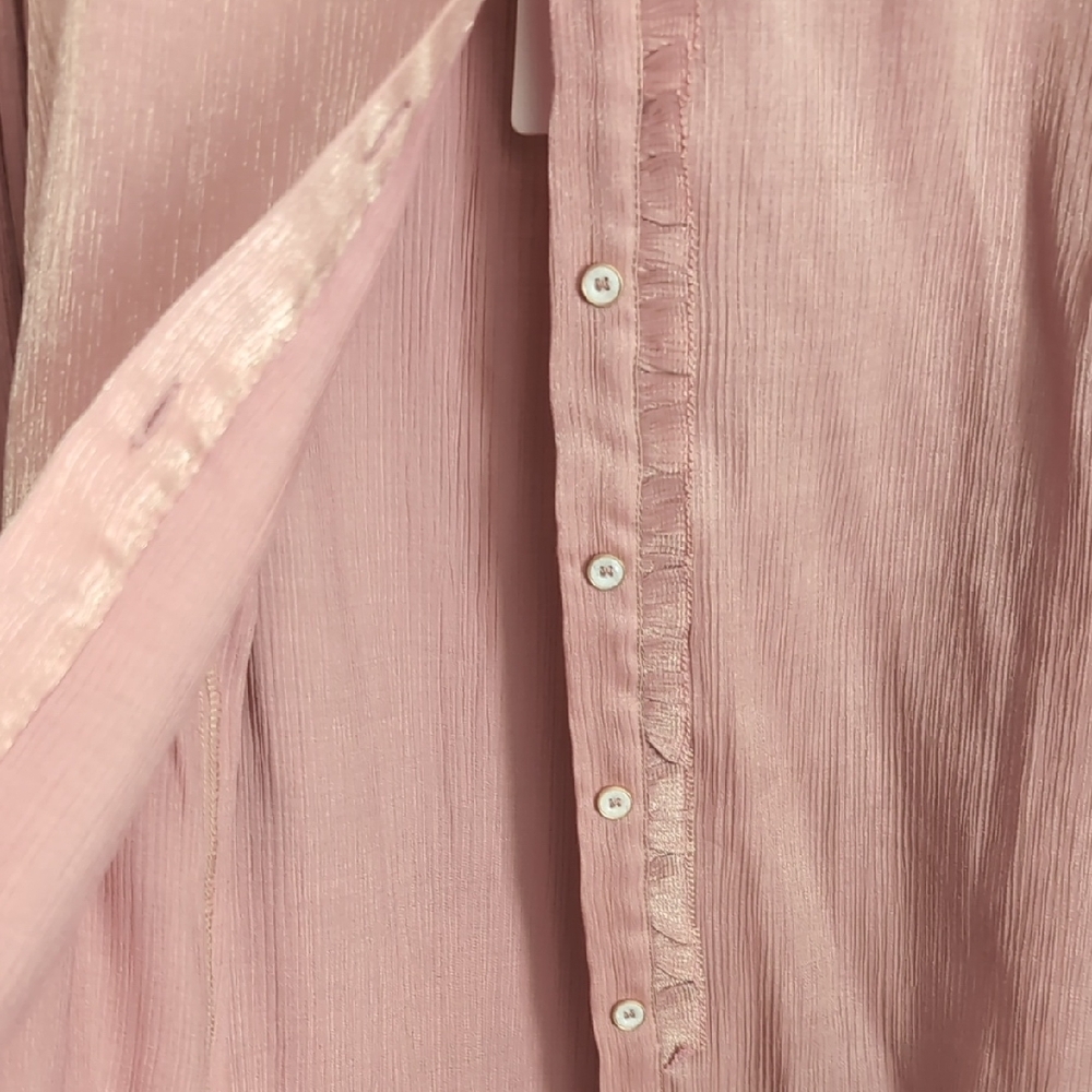 Fate Blush Pink Ruffle Blouse - Picture 5 of 13